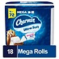 Charmin Ultra Soft Mega Toilet Paper, 2-Ply, White, 224 Sheets/Roll, 18 Rolls/Pack (87978/01450)