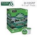 Green Mountain Black Granite Espresso Style Coffee, Dark Roast, Keurig® K-Cup® Pods, 24/Box (5000366