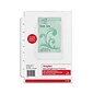 Staples Heavyweight Sheet Protector, 5.5" x 8.5", Clear, 25/Pack (15942)
