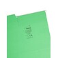 Smead FasTab Hanging File Folders, 1/3-Cut Tab, Letter Size, Green, 20/Box (64098)