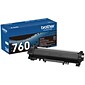 Brother TN 760 Black High Yield Toner Cartridge,   Print Up to 3,000 Pages