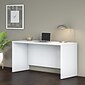 Bush Business Furniture Studio C 60"W Credenza Desk, White (SCD360WH)