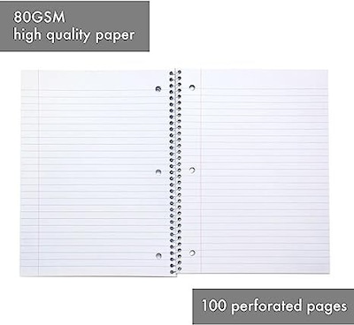 Pukka Pad Metallic 1-Subject Notebooks, 8" x 10.5", College Ruled, 100 Sheets, Green, 3/Pack (8795-MET)