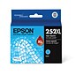 Epson T252XL Cyan High Yield Ink Cartridge   (EPST252XL220S)