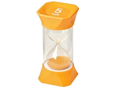 hand2mind Jumbo 5-Minute Sand Timer, Orange (93068)