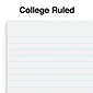 Quill Brand® Premium 1-Subject Notebook, 3.5" x 5.5", College Ruled, 200 Sheets, Blue (TR58289)