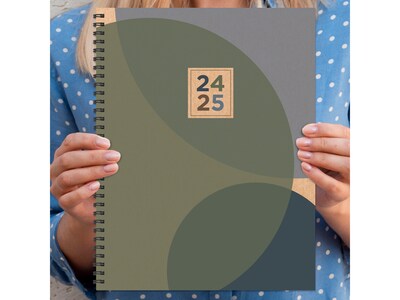 2024-2025 TF Publishing Elements Series Venn Diagram 8.5" x 11" Academic Weekly & Monthly Planner, Paperboard Cover