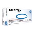 Ambitex P6505 Series Polyethylene Disposable Gloves, L, Clear, 500/Box (PLG6505)