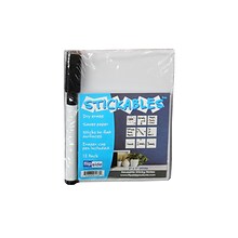 Flipside Dry-Erase Mobile Stickables Whiteboard, 3 x 3, 26/Pack (FLP92233)