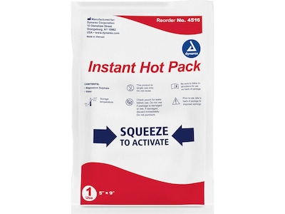Dynarex All-Purpose Heat Pack, 5 x 9, 24/Carton (4516)