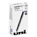 uniball Onyx Rollerball Pens, Fine Point, 0.7mm, Blue Ink, Dozen (60145)