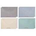 Better Office Thank You Cards with Envelopes, 4 x 6, Assorted Colors, 50/Pack (64639-50PK)