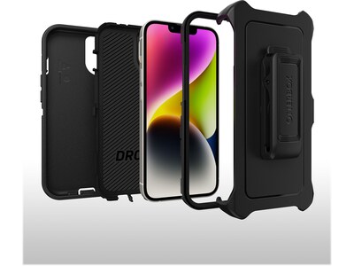 OtterBox Defender Series Black Rugged Case for iPhone 14 Plus (77-88362)