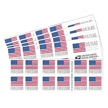 USPS U.S. Flag Forever Stamps, 100 Postage Stamps (FOREVERFLAG5BK)