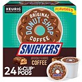 The Original Donut Shop Snickers Coffee, Light Roast, 0.33 oz. Keurig® K-Cup® Pods, 24/Box (50003672