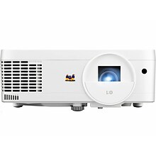 ViewSonic 3000 ANSI Lumens WXGA LED Projector with Vertical Keystone, 360 Degree Angle, White (LS510