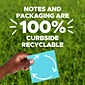Post-it Recycled Super Sticky Notes, 3" x 3", Canary Collection, 70 Sheet/Pad, 12 Pads/Pack (654R-12SSCY)