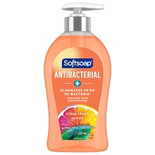 Softsoap Antibacterial Liquid Hand Soap, Crisp Clean Scent, 11.25 oz., 6/Carton (US03562)