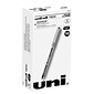 uni-ball Vision Rollerball Pens, Fine Point, Black Ink, Dozen (60126)