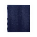 Blueline NotePro Hardcover Executive Journal, 8.5 x 10.75, Wide-Ruled, Indigo Blue, 200 Pages (A10