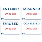 2000 Plus 4-in-1 Date Stamp, Blue and Red Ink (011098)
