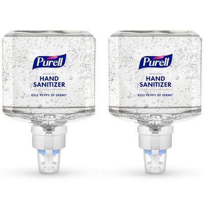 PURELL® Healthcare Advanced Gel Hand Sanitizer Refill for ES8 Dispenser, 1200 mL, 2/CT (7763-02)