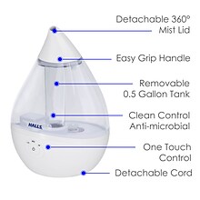 HALLS Droplet Cool Mist Humidifier (EE5302CWH)