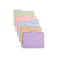 Smead SuperTab File Folders, 1/3 Cut, Letter Size, Multicolor, 100/Box (11961)