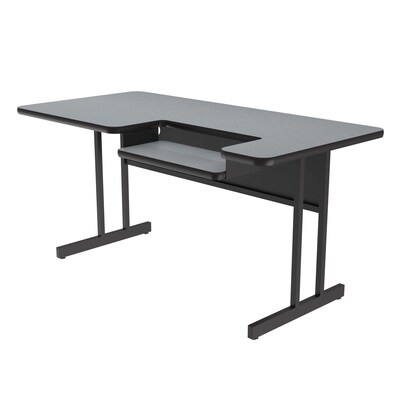 Correll Training Room Table, 72x30, Gray Granite (BL3072TF-15)