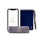 Rocketbook Mini Reusable Smart Notepad, 3.5" x 5.5", Dot-Grid Ruled, Blue, 48 Pages  (EVR-M-RC-CDF-FR)