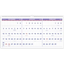 2024 AT-A-GLANCE 24 x 12 Three-Month Wall Calendar (PM14-28-24)