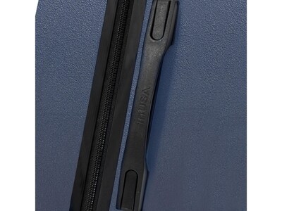 InUSA Drip 22.44" Hardside Carry-On Suitcase, 4-Wheeled Spinner, Blue (IUDRI00S-BLU)