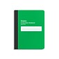 Staples Composition Notebook, 7.5" x 9.75", Wide Ruled, 80 Sheets, Green (ST55085)