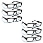 Boost Eyewear Reading Glasses +3.0 Rectangular Frames Black Only (26300)