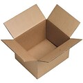4-3/4Hx8-3/4Wx11-3/4L Single-Wall Corrugated Boxes; Brown, 25 Boxes/Bundle