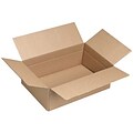 13Lx13Wx13H(D) Single-Wall Multi-Depth Corrugated Boxes; Brown, 25 Boxes/Bundle