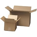 14Lx14Wx8H(D) Single-Wall Corrugated Boxes; Brown, 25 Boxes/Bundle