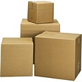 10Lx10Wx10H(D) Single-Wall Heavy Duty Cube Corrugated Boxes; Brown, 25 Boxes/Bundle