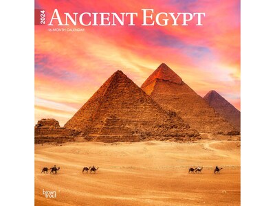 2024 BrownTrout Ancient Egypt 12 x 12 Monthly Wall Calendar (9781975467371)