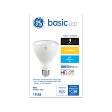 GE Basic 8-Watt Soft White LED Indoor Floodlight Bulb (48198)