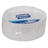 Dixie Basic Light-Weight Paper Plate by GP PRO, 6, White, 100/Pack (DBP06W)
