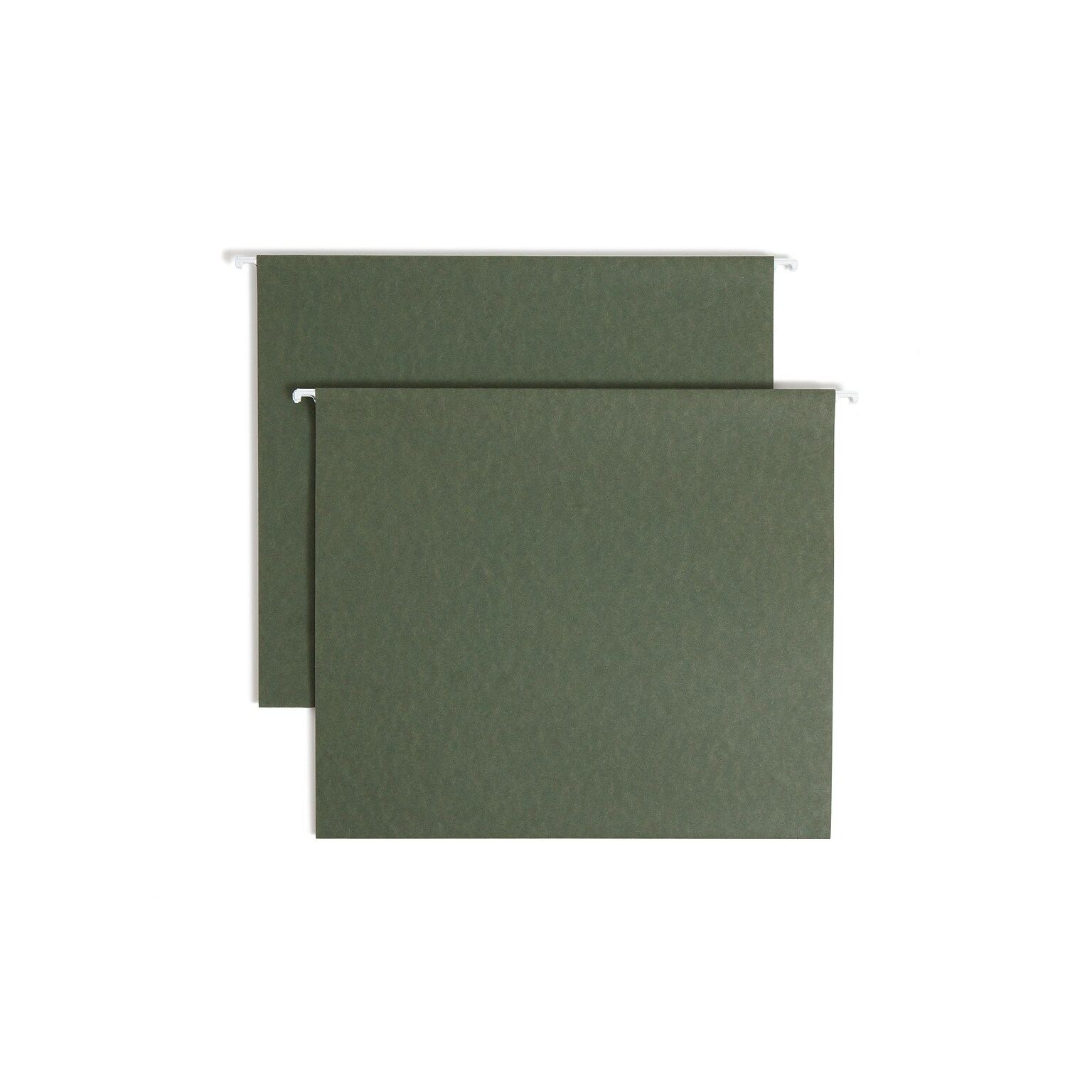 Smead Hanging File Folders with Box Bottom, 2 Expansion, Letter Size, Standard Green, 25/Box (64259)
