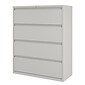 Quill Brand® 4-Drawer Lateral File Cabinet, Locking, Letter/Legal, Gray, 42"W (20301D)