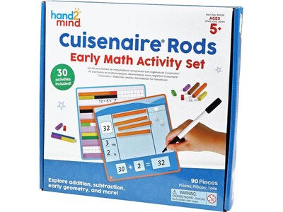 hand2mind Cuisenaire Rods Early Math Activity Set (96236)