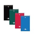 Roaring Spring Paper Products Pocket Notebook, 3 x 5, Narrow Ruled, 75 Sheets, Assorted Colors, 72