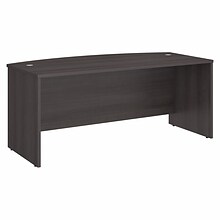 Bush Business Furniture Studio C 72W Bow Front Desk, Storm Gray (SCD172SG)