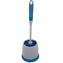 Impact Toilet Bowl Brush and Caddy, Blue/Gray (T0002-00)