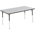 Virco® Activity Table; Rectangular; 30x72; Grey Top