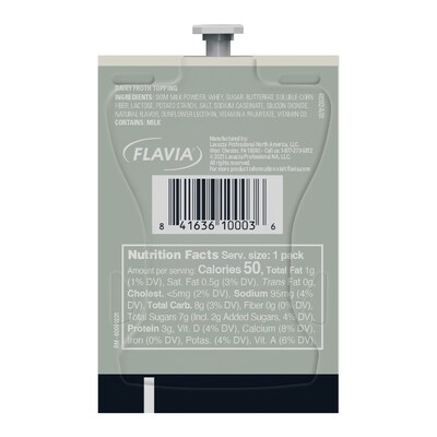 Alterra Flavia Real Milk Froth Freshpacks, Original Whole Milk, 0.46 oz., 72/Carton (MDR12475)