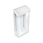 Azar Outdoor Trifold Brochure Holder, 4" x 9", Clear/White Acrylic, 2/Pack (252961)